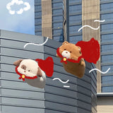 Soft Lie Down Bear Stuffed Animal Hugging Pillow