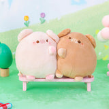 Couple Pig Bag Charm Keychain with Magnet