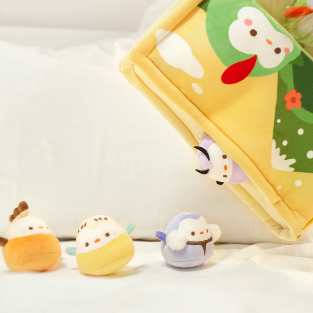 Cute Bird Stuffed Animal Throw Pillow