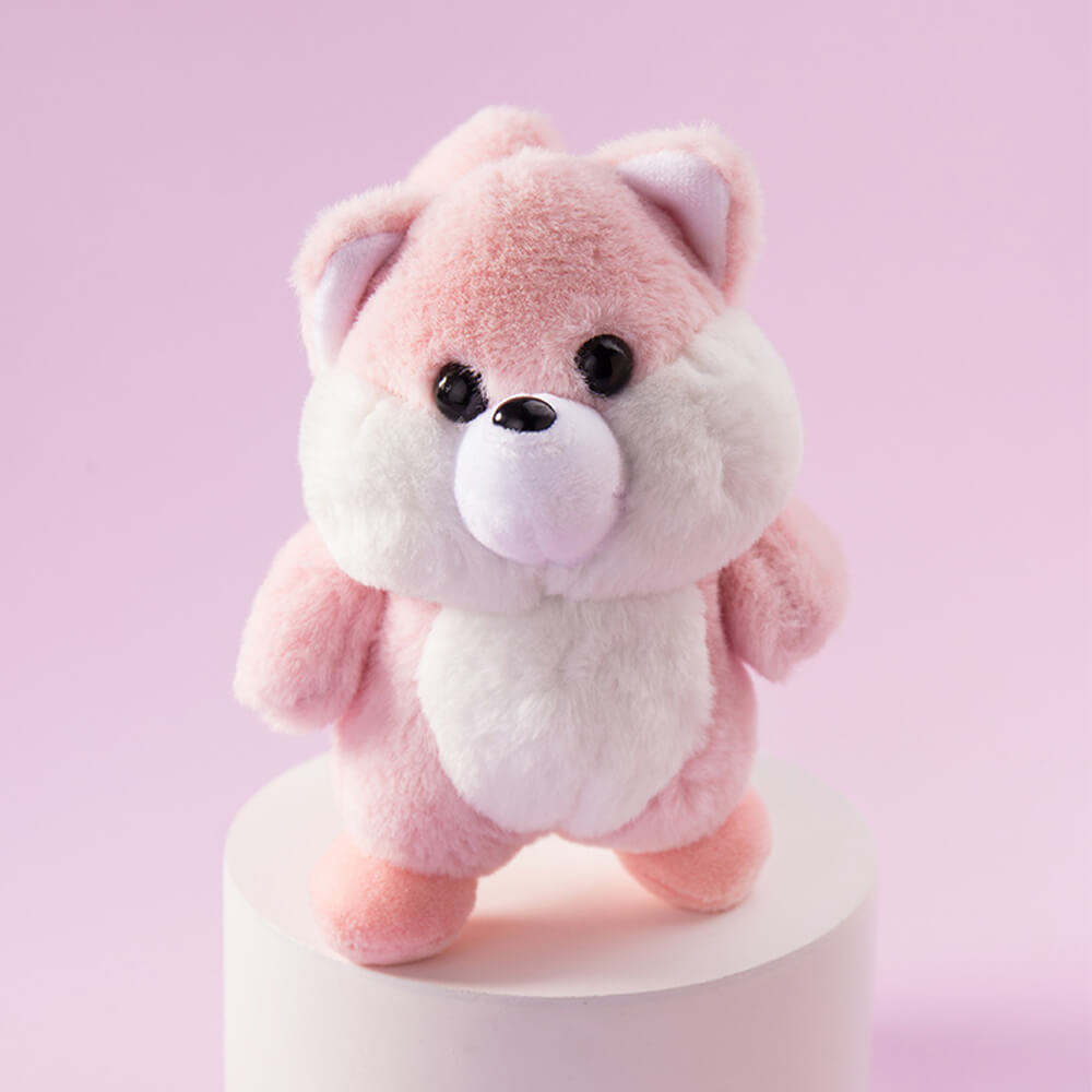 Cute Fox Plush Bag Charm, Stuffed Animal Keychain