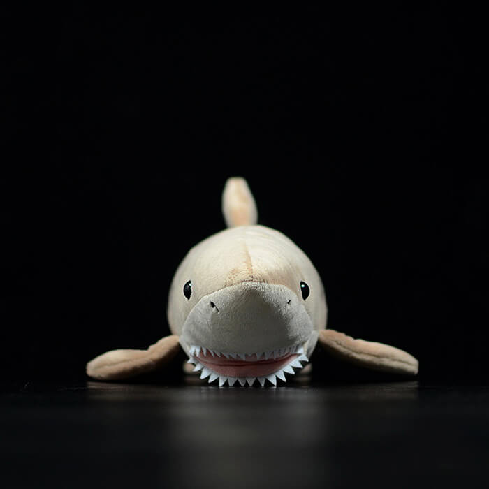 Realistic Tiger Shark Stuffed Animal Plush Toy