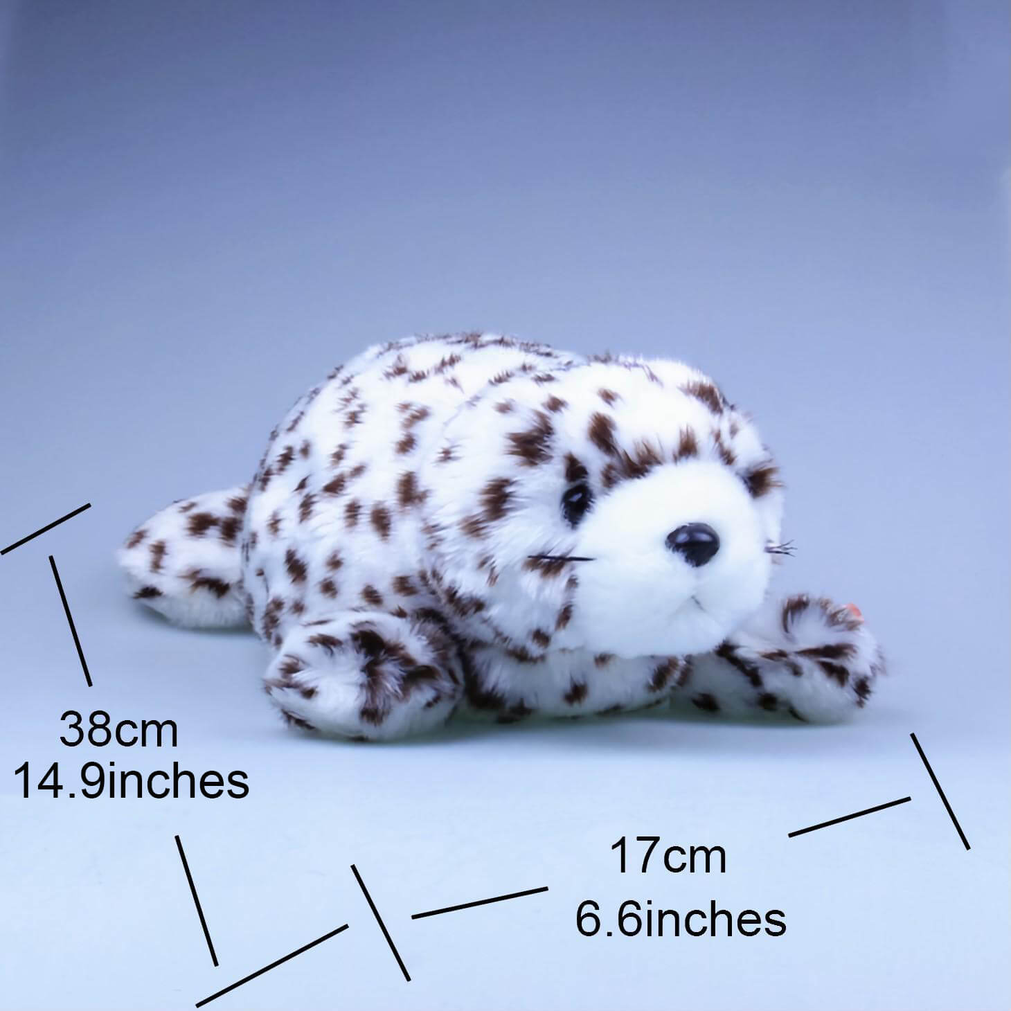 Cute Spotted Seal Stuffed Animal, Ocean Plushies
