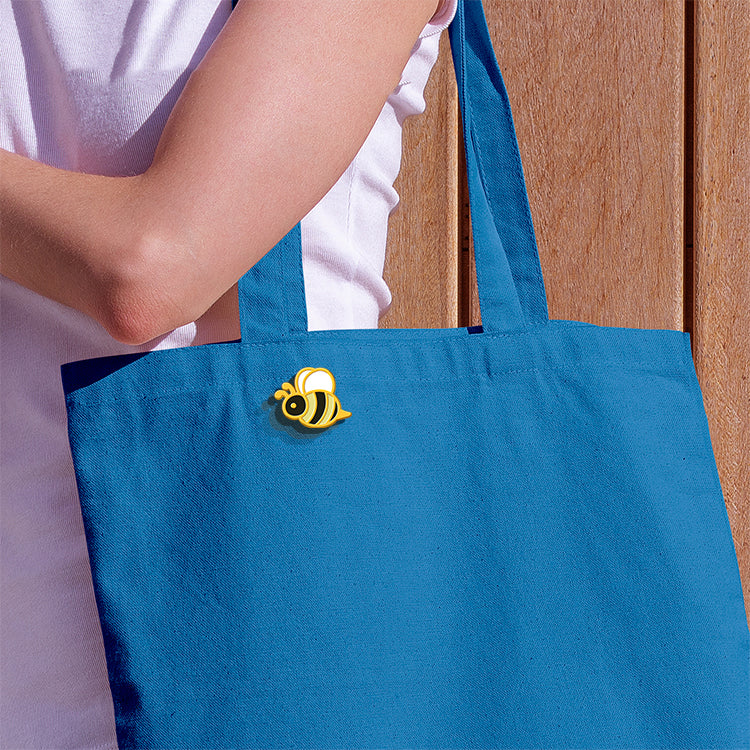 Cute Bee Enamel Pin, Kawaii Animal Brooch