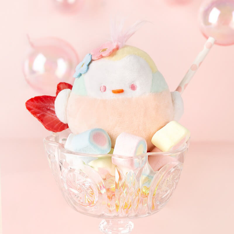 Plush Golden Pheasant Stuffed Animal Bag Charm With Plush Cover