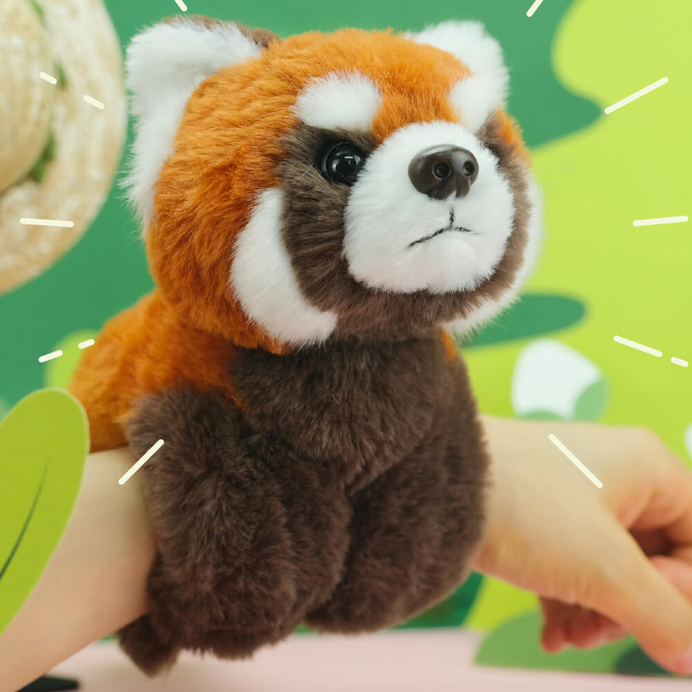 Red Panda Stuffed Plush Slap Bracelet