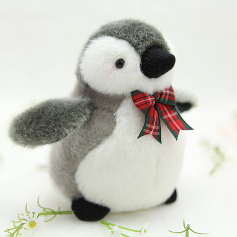 Cute Penguin  Couple Bag Charm, Stuffed Animal Keychain