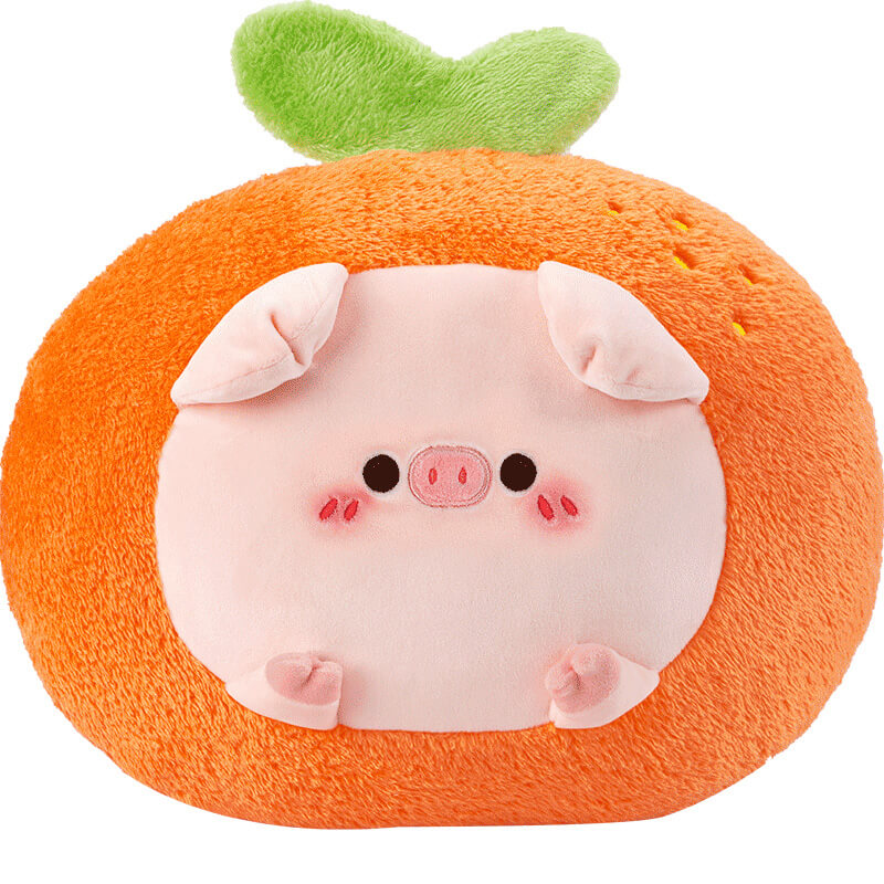 Chubby Pig Fruit Pillow
