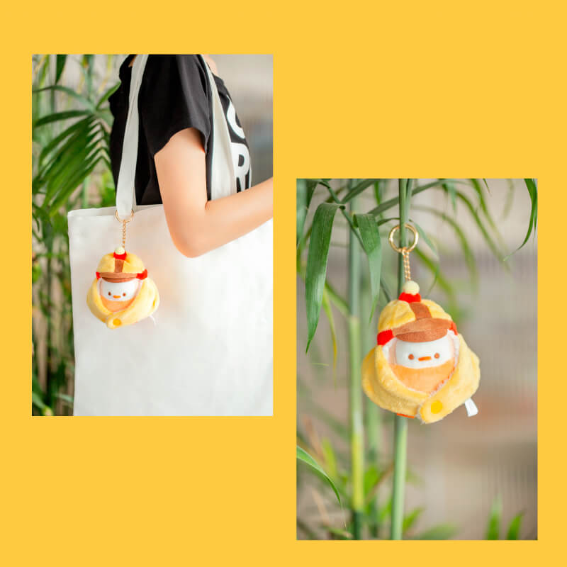 Hoopoe Plush Keychain