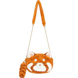 Cute Red Panda Crossbody Bag, Animal Shoulder Bag
