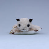 Plush Flying Squirrel Bag Charm, Stuffed Animal Keychain