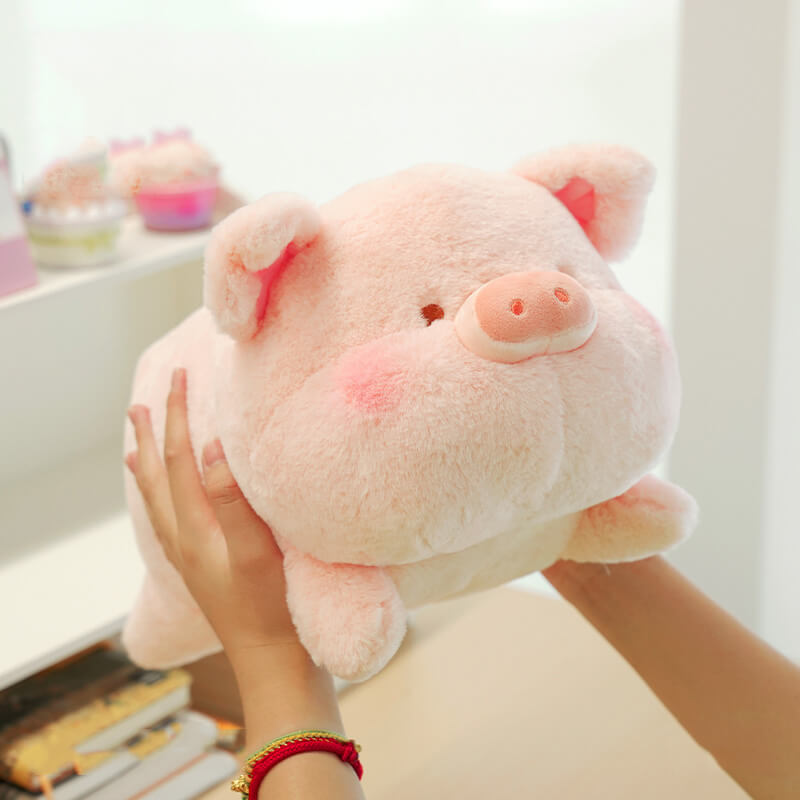 Soft Lie Down Pig Hugging Pillow, Stuffed Animal Plush Toy