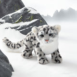 Realistic Snow Leopard Stuffed Plush Toy