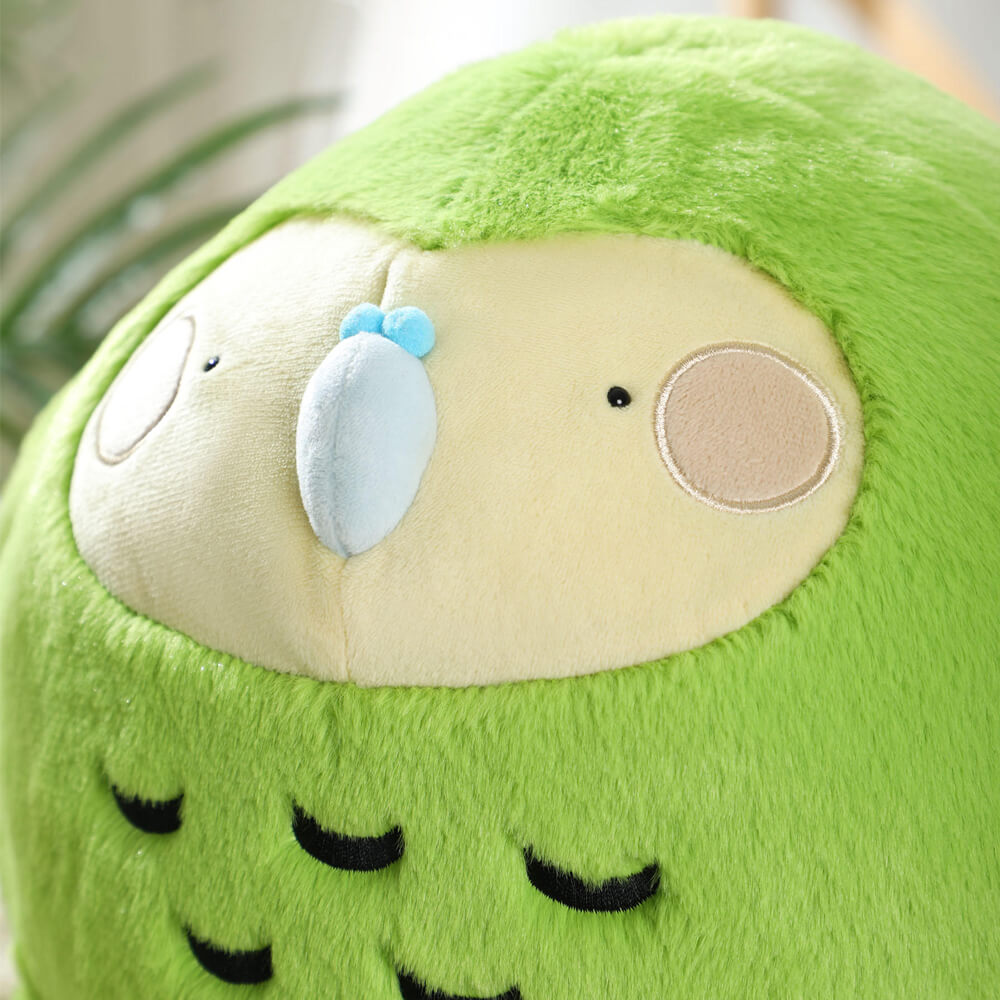 Chubby Kakapo Stuffed Animal Plush Toy, New Zealand Bird Plushies