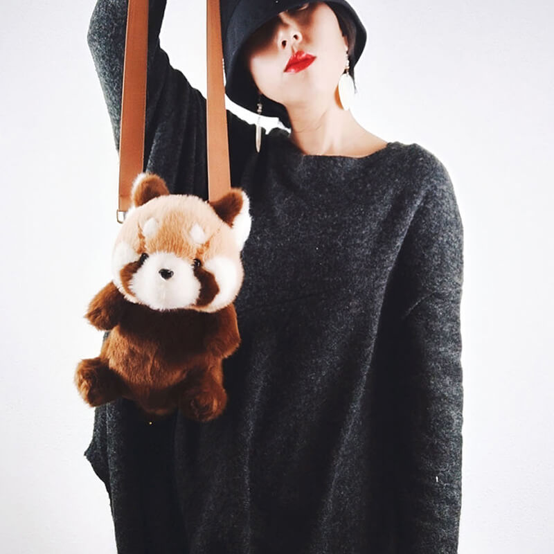 Red Panda Crossbody Bag