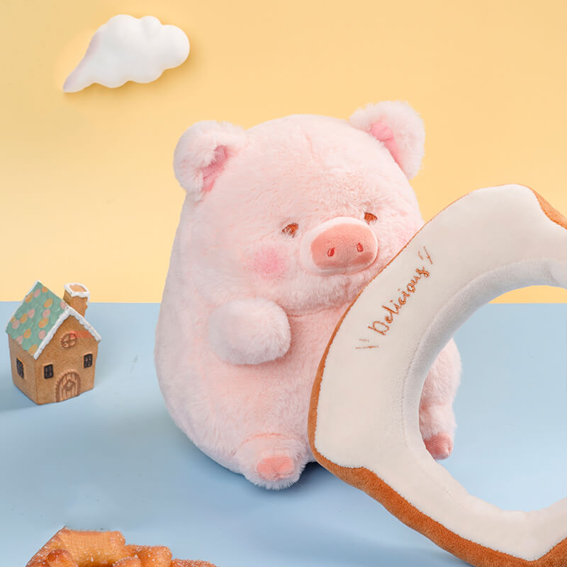 Cute Glutton Pig Hugging Pillow, Stuffed Animal Plush
