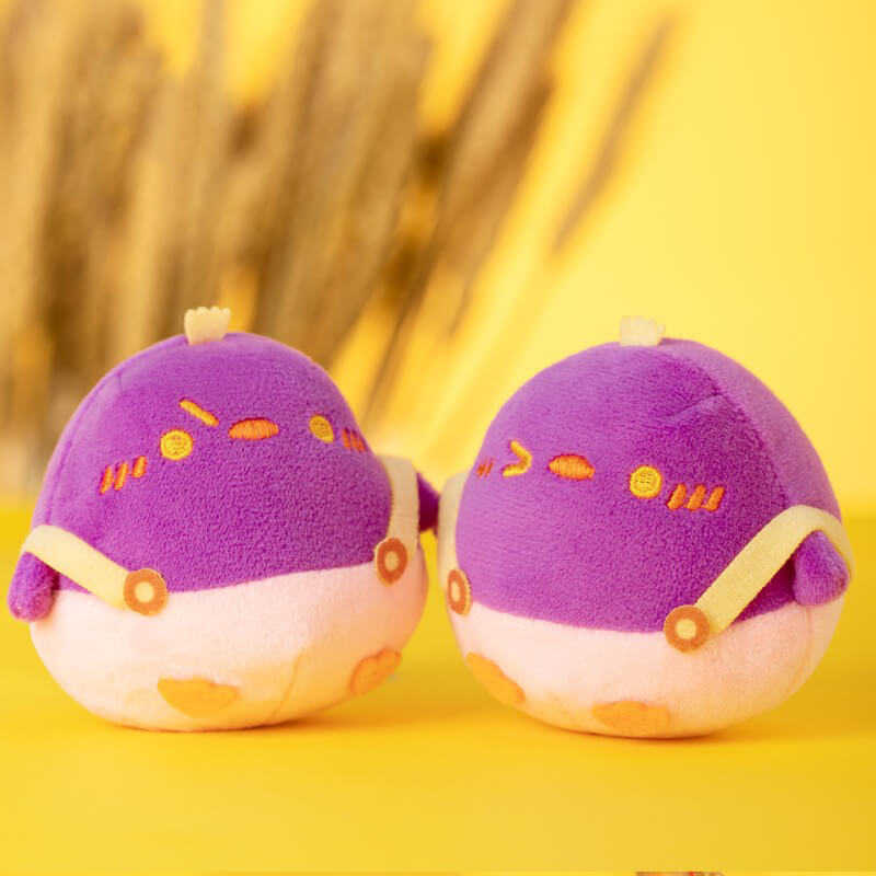 Cute Duck & Peanuts Stuffed Plush Bag Charm