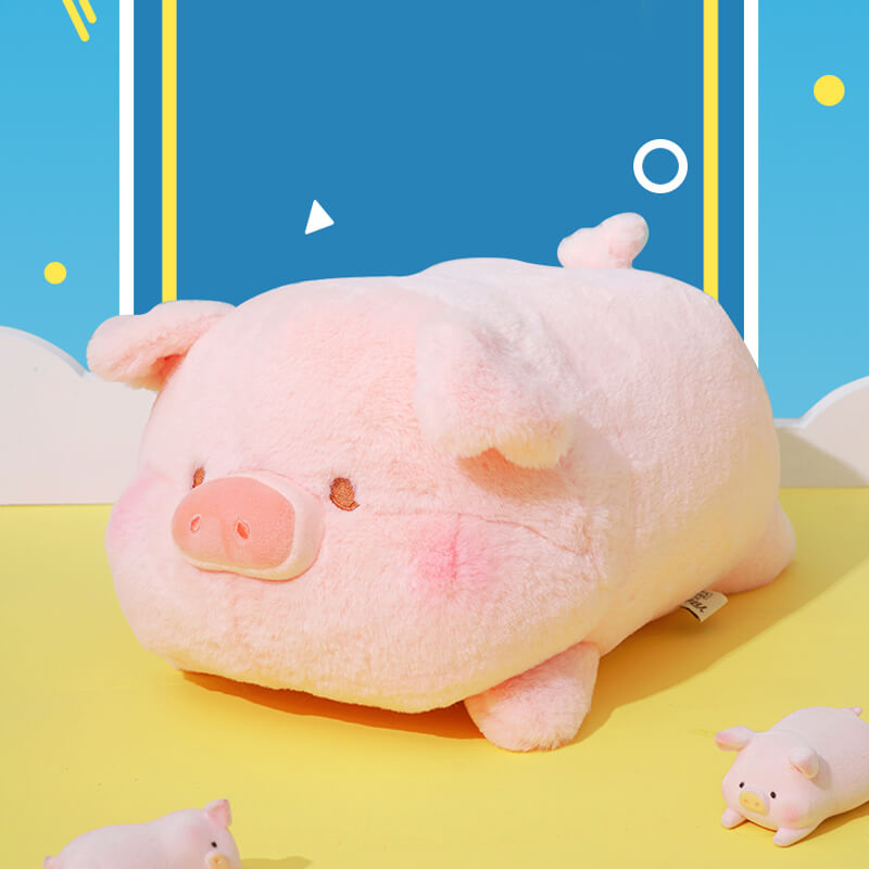 Soft Lie Down Pig Hugging Pillow, Stuffed Animal Plush Toy