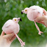 Little Flamingo Plush Bag Charm, Stuffed Animal Keychain