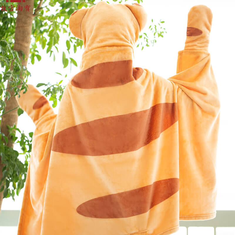 Tiger Cozy Hug Wearable Throw Blanket - Snuggle Blanket