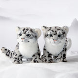 Realistic Snow Leopard Stuffed Plush Toy