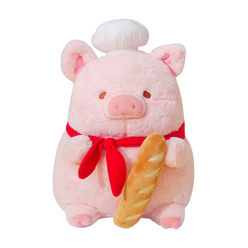 Cute Chef Pig Stuffed Animal Plush Toy