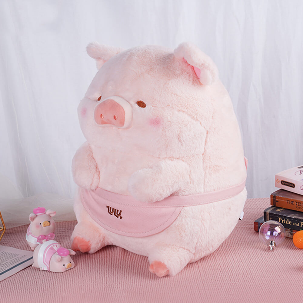 Cute Sleepy Pig Hugging Pillow, Stuffed Animal Plush