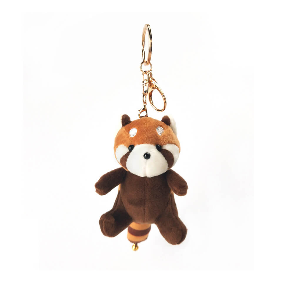 Red Panda Plush Bag Charm, Stuffed Animal Keychain