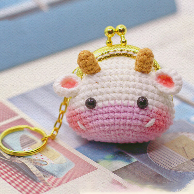 Handmade Crocheter Animal Bag Charm Keycharm