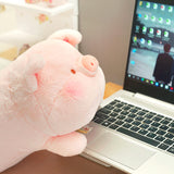 Soft Lie Down Pig Hugging Pillow, Stuffed Animal Plush Toy