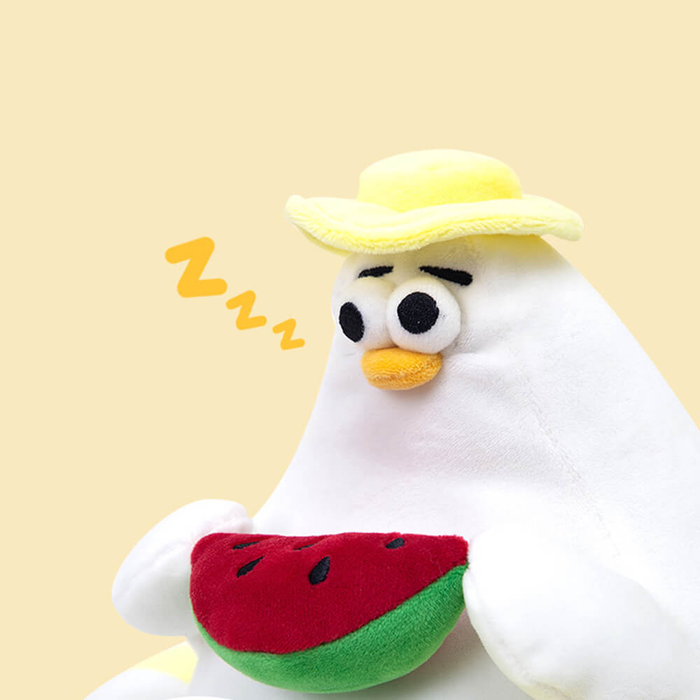 Chubby Holiday Seagull Stuffed Animal Plush Toy