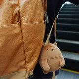 Chubby Bear Plush Bag Charm Stuffed Animal Keychain
