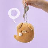 Couple Pig Ghost Bag Charm Keychain with Magnet