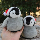 Christmas Emperor Penguin Cub Stuffed Plush Bag Charm