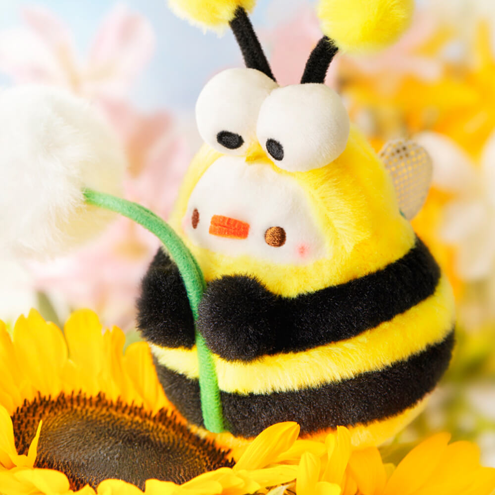 Cute Bee Plush Stuffed Bag Charm