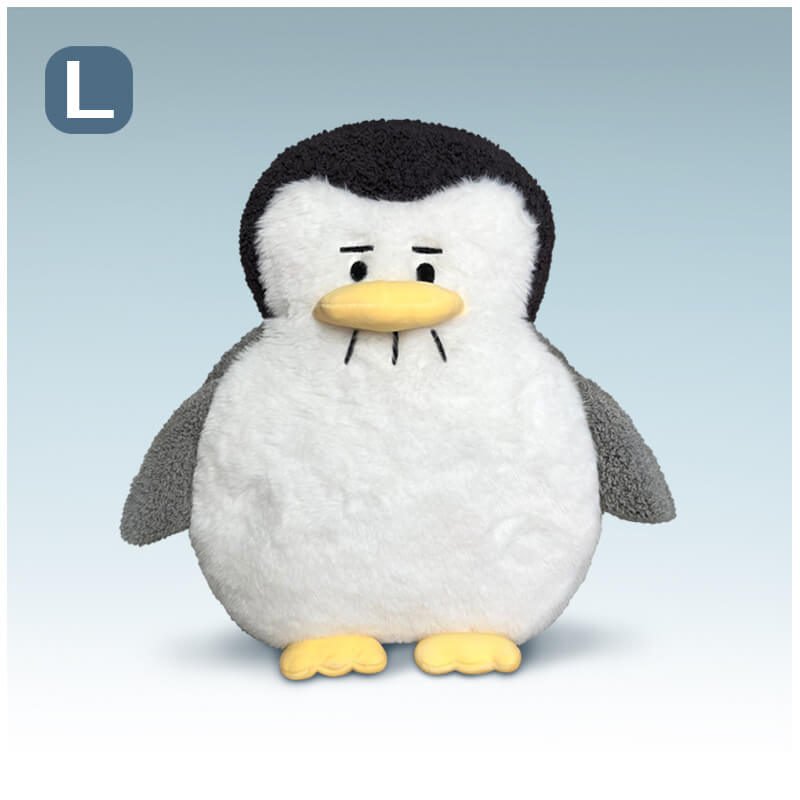 Afro-hair Penguin Stuffed Plush