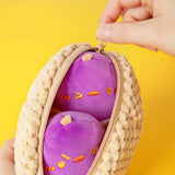 Cute Duck & Peanuts Stuffed Plush Bag Charm