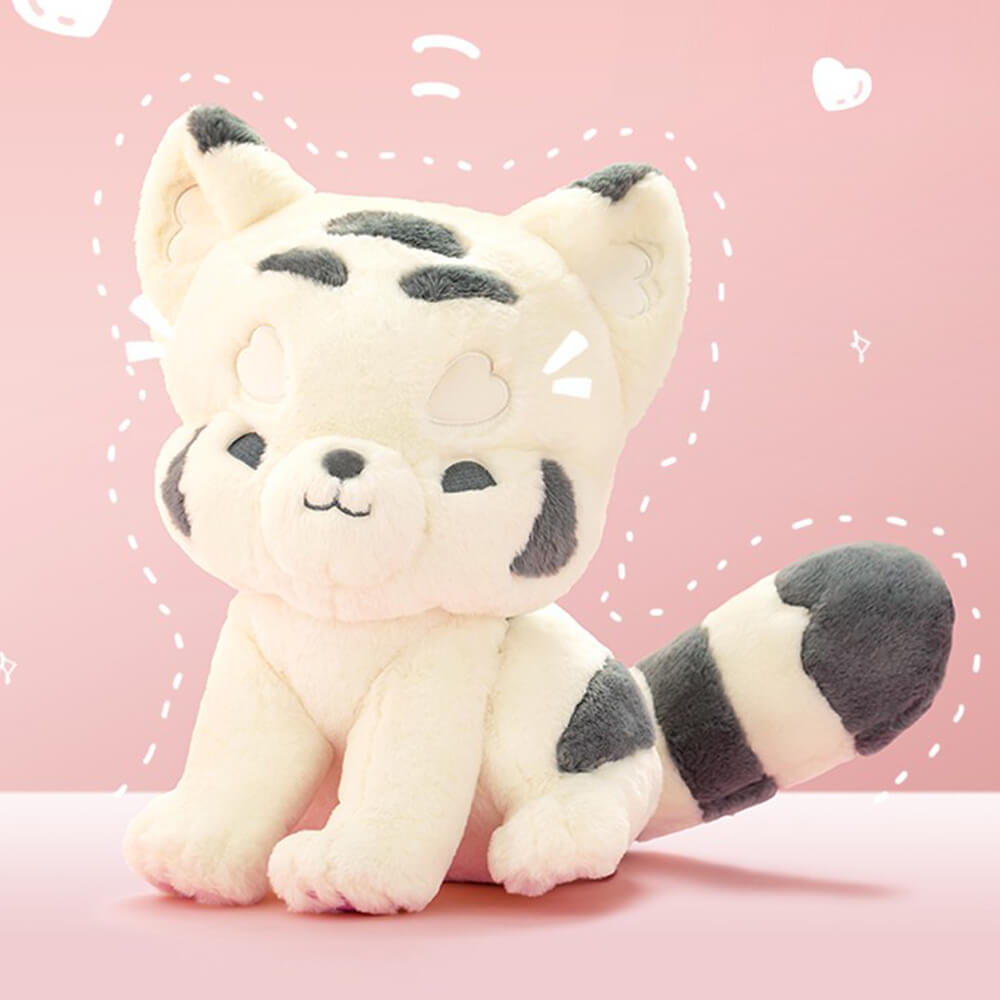 Cartoon White Tiger Stuffed Animal