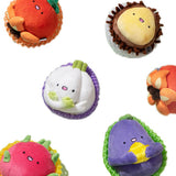 Cute Fruit Plush Bag Charm, Vegetables Keychain