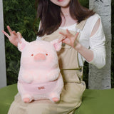 Cute Sleepy Pig Hugging Pillow, Stuffed Animal Plush
