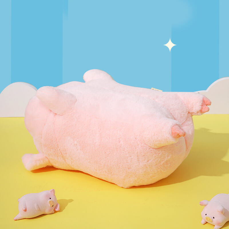 Soft Lie Down Pig Hugging Pillow, Stuffed Animal Plush Toy