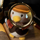 Cute Detective Duck Stuffed Animal Bag Charm
