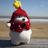 Handmade Polar Bear Ceramics Figure