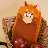 Plush Red Panda Pencil Bags, Multi-function Storage Zipper Bags