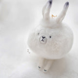 Soft Stuffed Arctic Hare/Killer Whale/Owl Plush Backpack Clip Keychain Purse Pendant