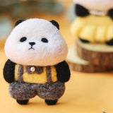 Wool Felt Panda Bag Charm