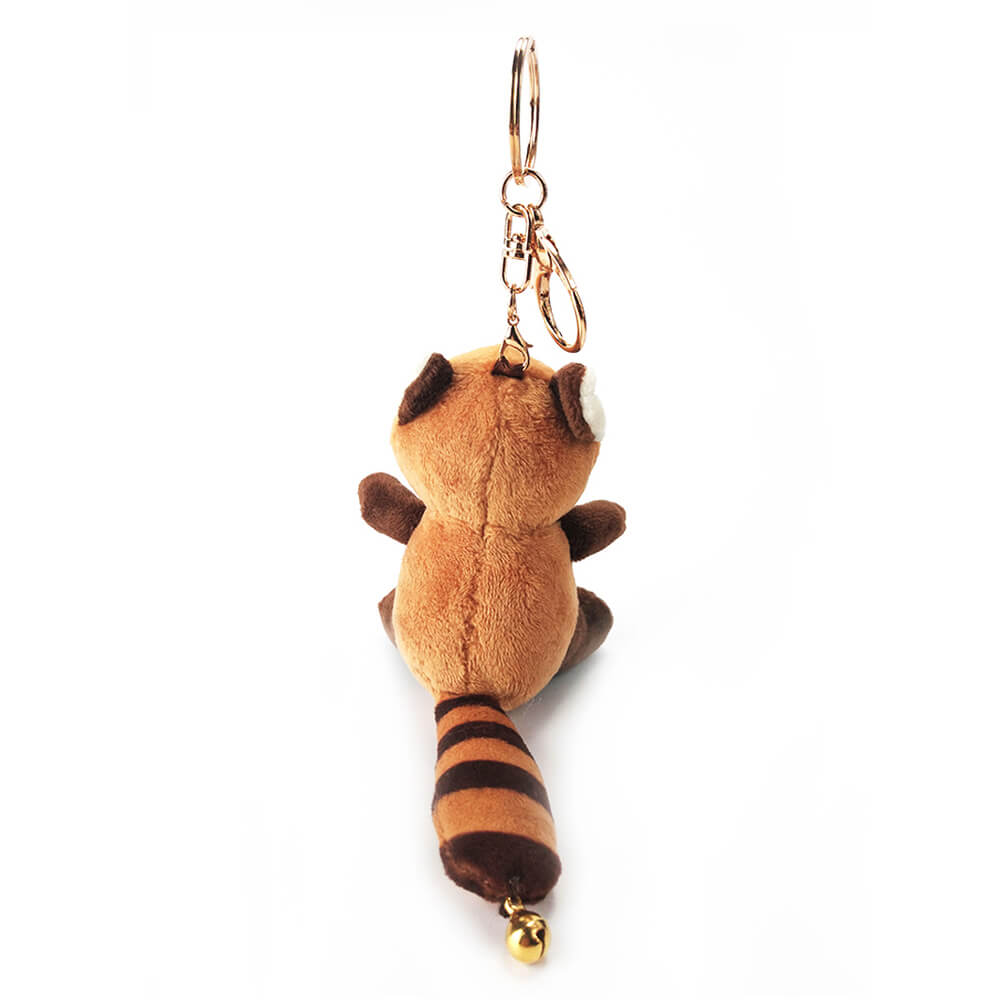 Red Panda Plush Bag Charm, Stuffed Animal Keychain