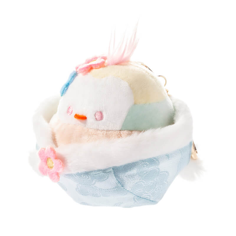 Plush Golden Pheasant Stuffed Animal Bag Charm With Plush Cover