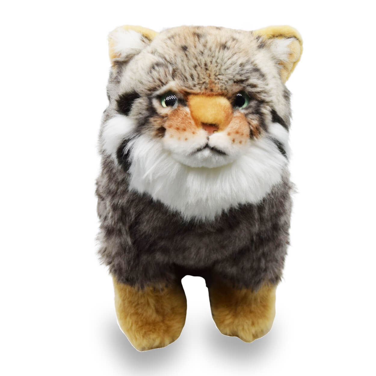 Realistic Sitting Pallas's cat Stuffed Animal Plush Toy, Manul Plushies