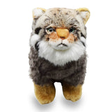 Realistic Sitting Pallas's cat Stuffed Animal Plush Toy, Manul Plushies