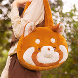 Two-Purpose Red Panda Big Handbag, Crossbody Bag